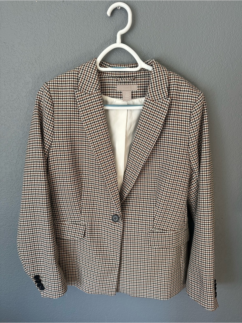 H&M Houndstooth Blazer LIKE NEW